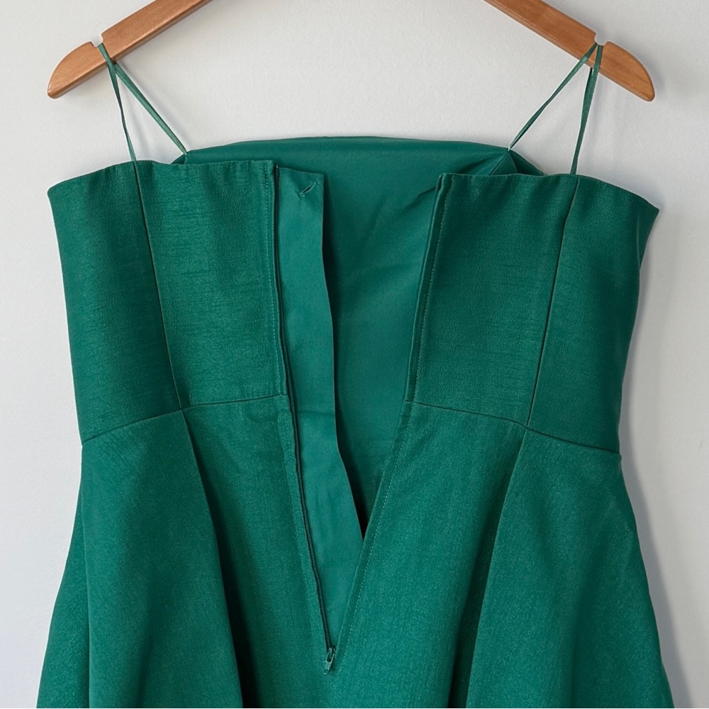 NWT C/MEO COLLECTIVE Making Waves Strapless Dress | Sz L - Picture 7 of 13